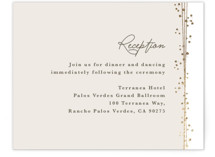 Tiara Foil-Pressed Reception Cards