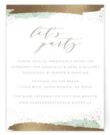 Tide Foil-Pressed Reception Cards