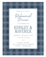 Aspen Toile Rehearsal Dinner Cards