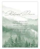 Over the mountains Rehearsal Dinner Cards