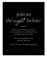 Little party big love Rehearsal Dinner Cards