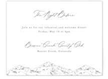 Mountainview Rehearsal Dinner Cards