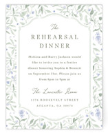 Delicate Vines Rehearsal Dinner Cards