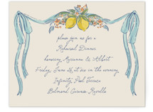 Amalfi Coast Wedding Rehearsal Dinner Cards