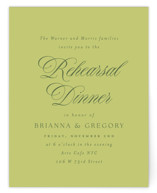 Carlyle Rehearsal Dinner Cards