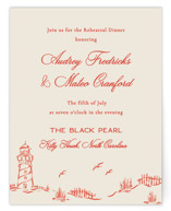 Kitty Hawk Rehearsal Dinner Cards