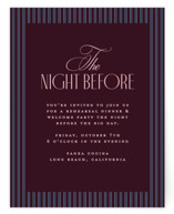 sophisticate Rehearsal Dinner Cards