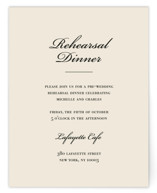 Uptown Formal Rehearsal Dinner Cards