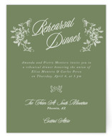 Vintage Garden Rehearsal Dinner Cards