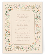 Esther's garden Foil-Pressed Rehearsal Dinner Cards
