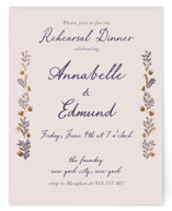 Together in Bloom Foil-Pressed Rehearsal Dinner Cards