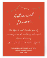 Party On! Foil-Pressed Rehearsal Dinner Cards