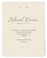 Foil-Pressed Rehearsal Dinner Cards