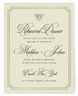 Foil-Pressed Rehearsal Dinner Cards
