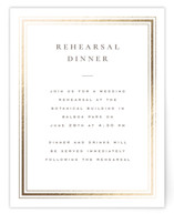 Hampton Foil-Pressed Rehearsal Dinner Cards