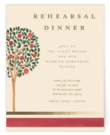 Foil-Pressed Rehearsal Dinner Cards