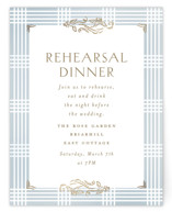 Foil-Pressed Rehearsal Dinner Cards