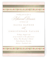 Foil-Pressed Rehearsal Dinner Cards