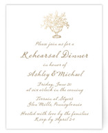 Foil-Pressed Rehearsal Dinner Cards