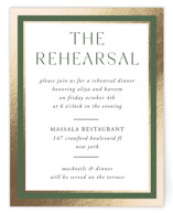 Kareem Foil-Pressed Rehearsal Dinner Cards