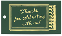 Matchbooks Rehearsal Dinner Favor Tags