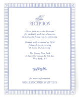 Embroidered Reception Cards