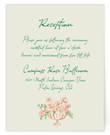 tablescape drawing Reception Cards