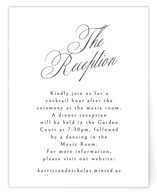 Written with love Reception Cards