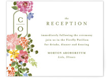 Garland Monogram Reception Cards