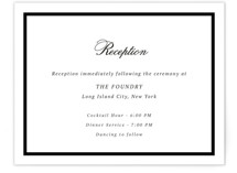 Chic Union Reception Cards