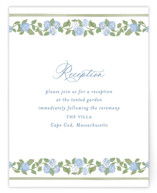 Pillowy border Reception Cards