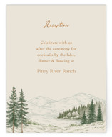 Whispering Pines Reception Cards
