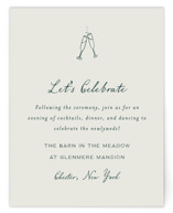 Pair of Calla Lilies Reception Cards