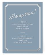 Bevel Monogram Reception Cards