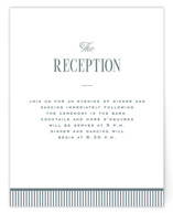 Modern Stripes Reception Cards