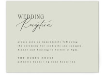 Scripted Initials Reception Cards