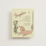 Love Rests in a Garden Reception Cards