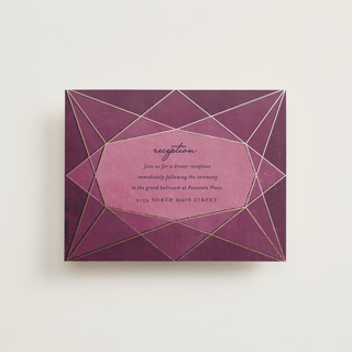 Abstract Jewel Reception Cards