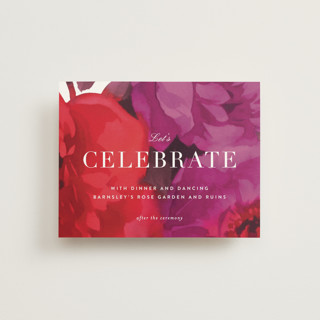 Centifolia Rose Reception Cards