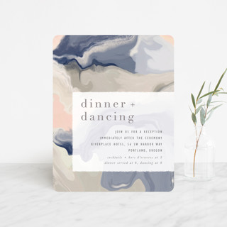 marble majesty Reception Cards