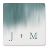 Modern Beach Rehearsal Dinner Favor Stickers