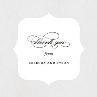 Eloquence Rehearsal Dinner Favor Stickers