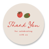 Olive Bites Rehearsal Dinner Favor Stickers