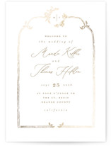 Foil-Pressed Religious and Cultural Folded Wedding Programs