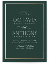 Foil-Pressed Religious and Cultural Folded Wedding Programs