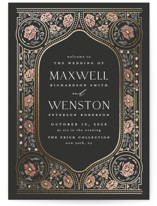 Timeless Nature Foil-Pressed Religious and Cultural Folded Wedding Programs