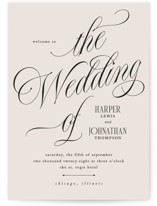 Religious and Cultural Folded Wedding Programs