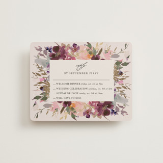 Fleur Foil-Pressed Multi-Event RSVP Cards