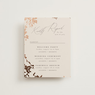 Bliss Foil-Pressed Multi-Event RSVP Cards