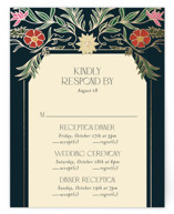Gilded Tapestry Foil-Pressed Multi-Event RSVP Cards